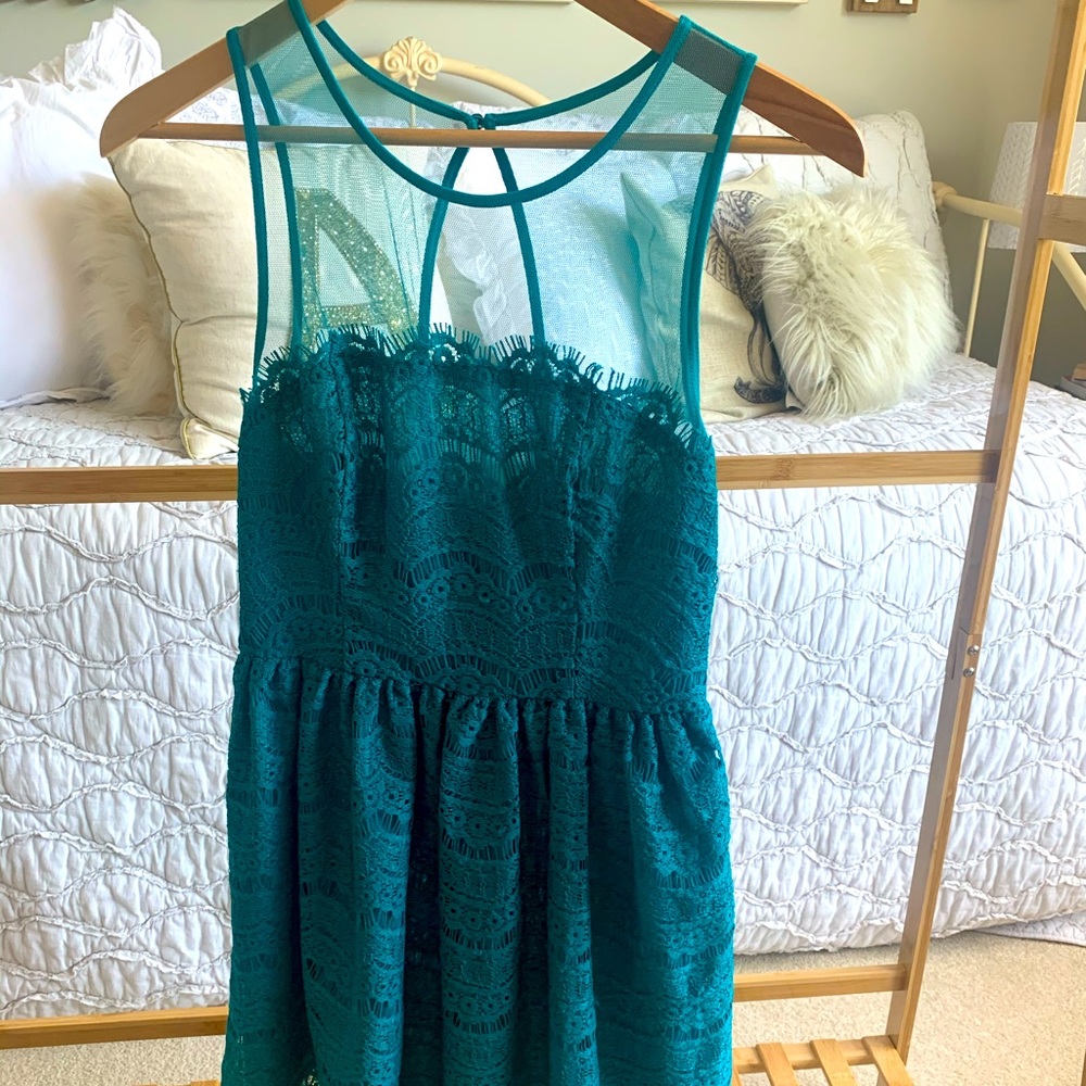 Classy Teal Dress